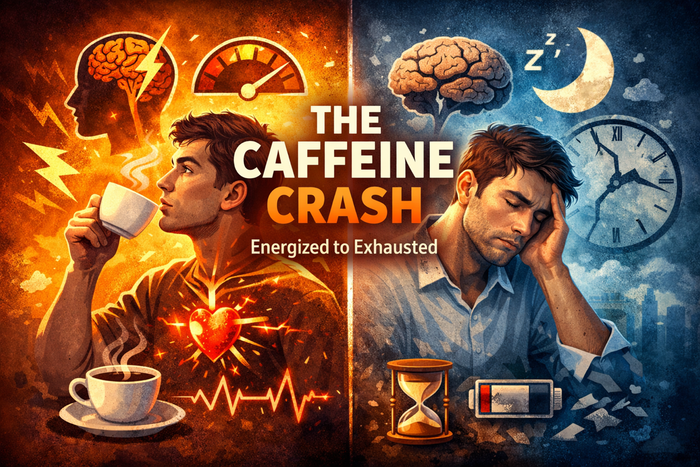 Caffeine Crash Explained: Why Coffee Makes You Tired, Anxious & Wired