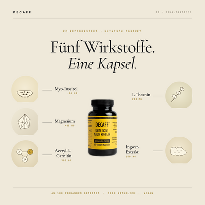 DECAFF - Erholung nach Kaffee & Energy Drinks