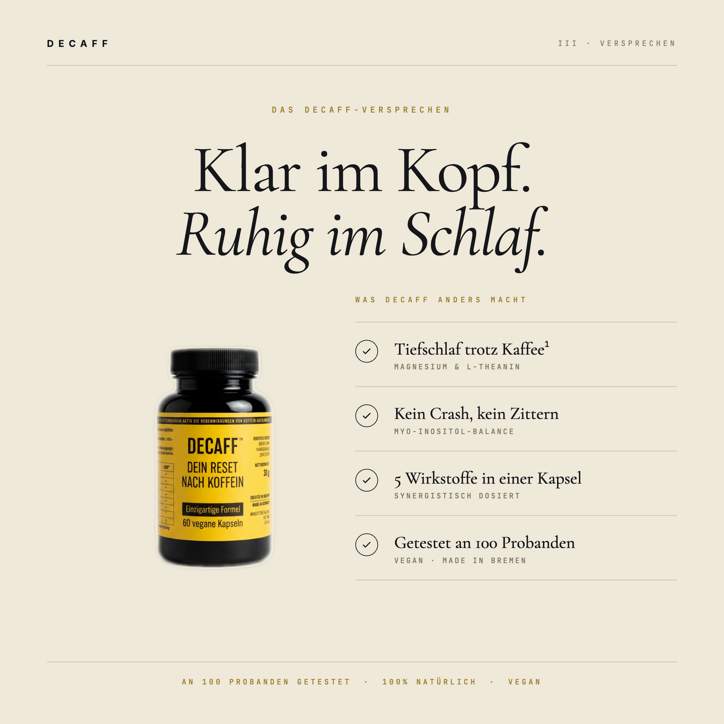 DECAFF - Erholung nach Kaffee & Energy Drinks